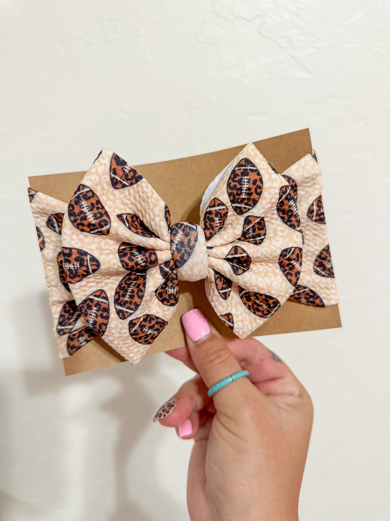 Leopard Football Head Wrap The Crazy Cactus