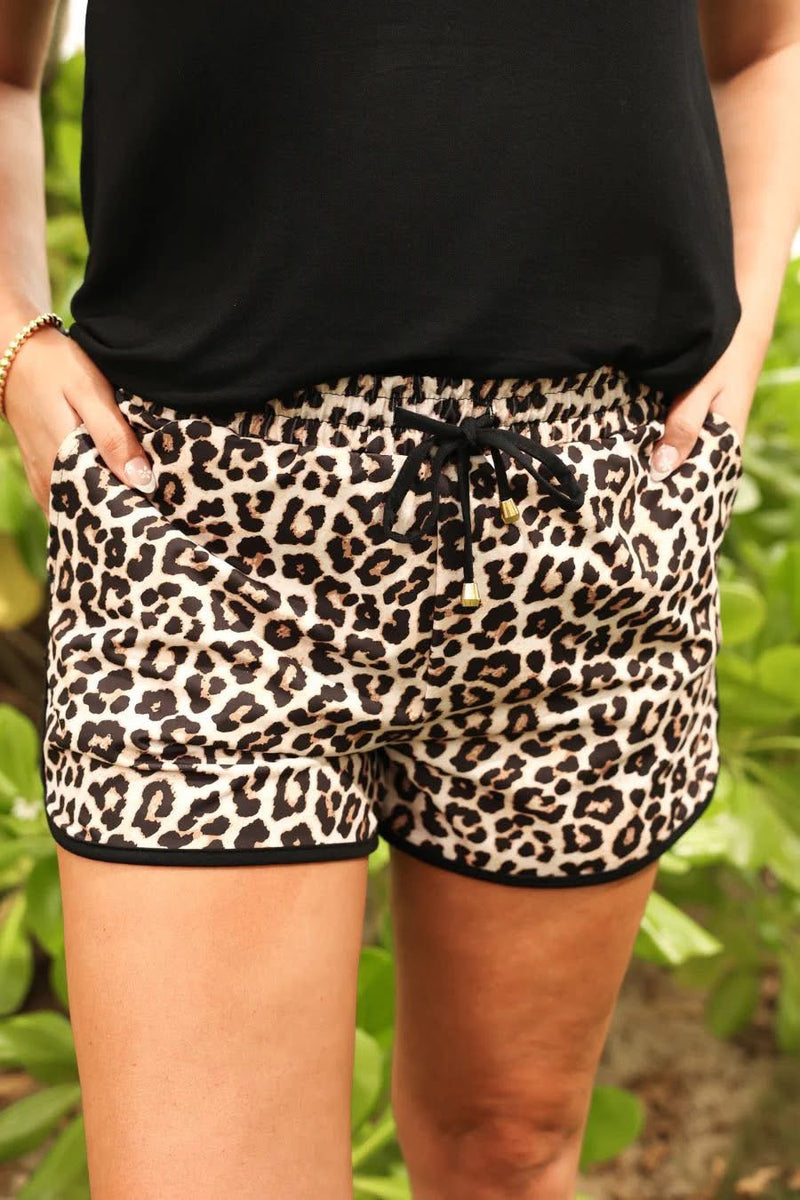 Safari Chic Leopard Everyday Shorts 🐆 – The Crazy Cactus