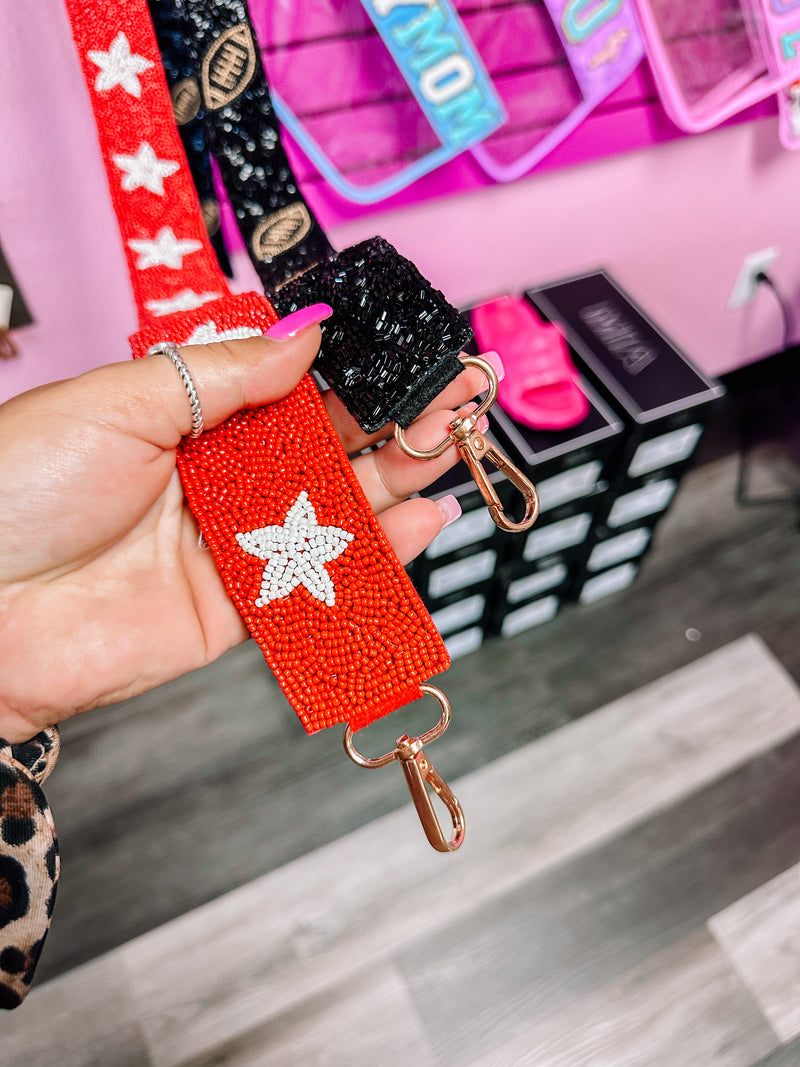 Beaded Game Day Purse Straps The Crazy Cactus