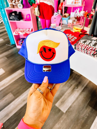 Trump Smiley Trucker Hat