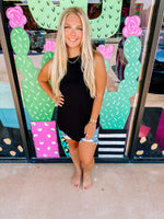 Flowy Black Tank