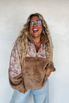 Camo Sherpa Pullover