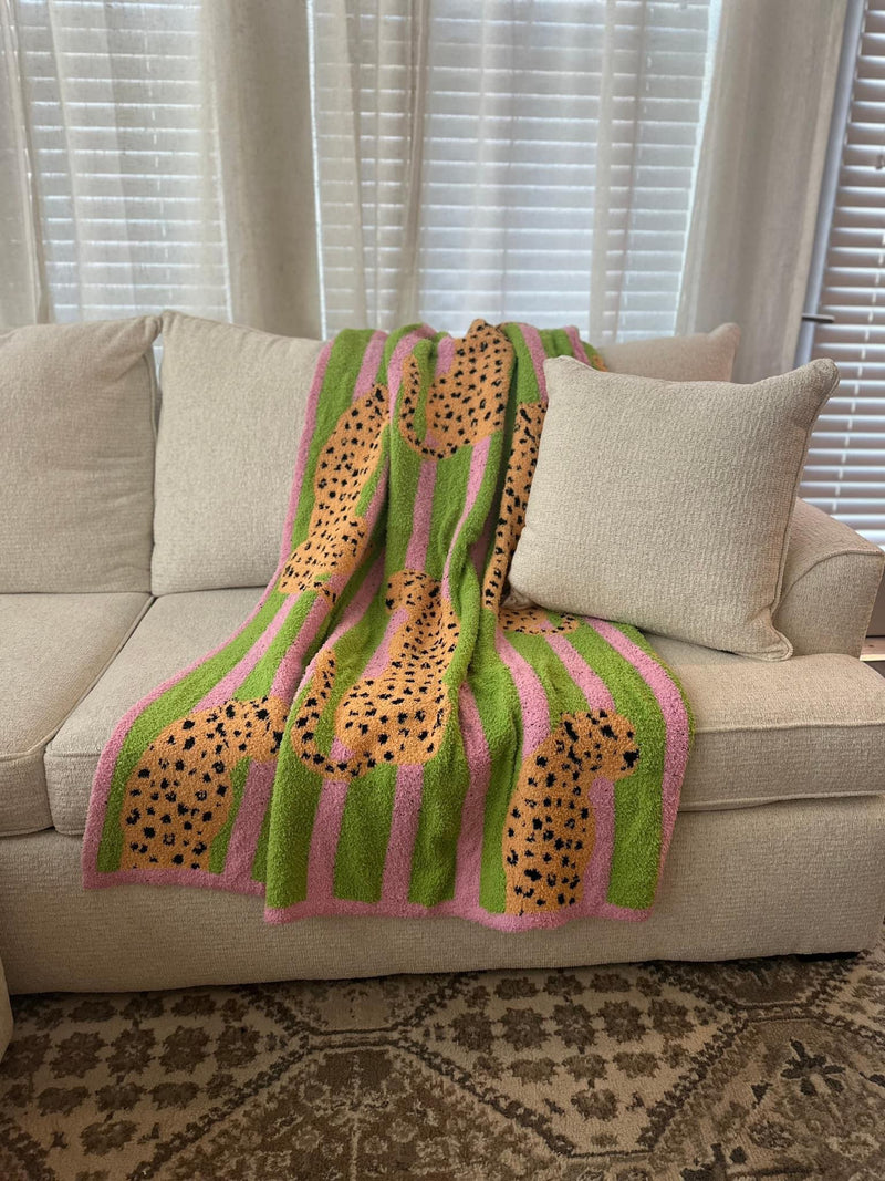 Cheetah Animal Blanket