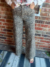Leopard High Rise Wide Leg Cello Jeans
