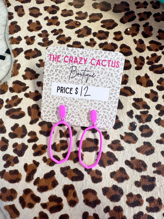 Pastel Purple Dangle Earrings
