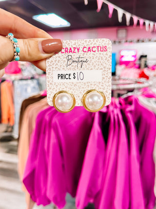 Large Pearl Studs