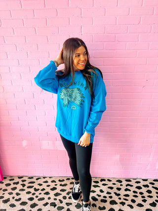 Thunder Blue Oklahoma Sweatshirt