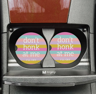 Don’t Honk At Me Car Coaster Set