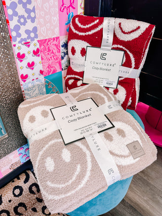 Cozy Fall Smiley Blankets