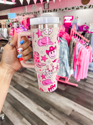 30oz Giddy Up Tumbler With Handle