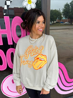 Licensed Rolling Stones Pistols Firing Vintage Sweatshirt