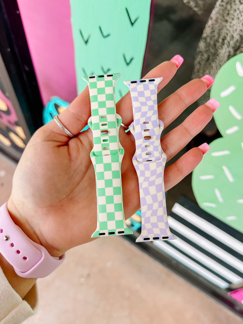 Checkered Apple Watch Bands