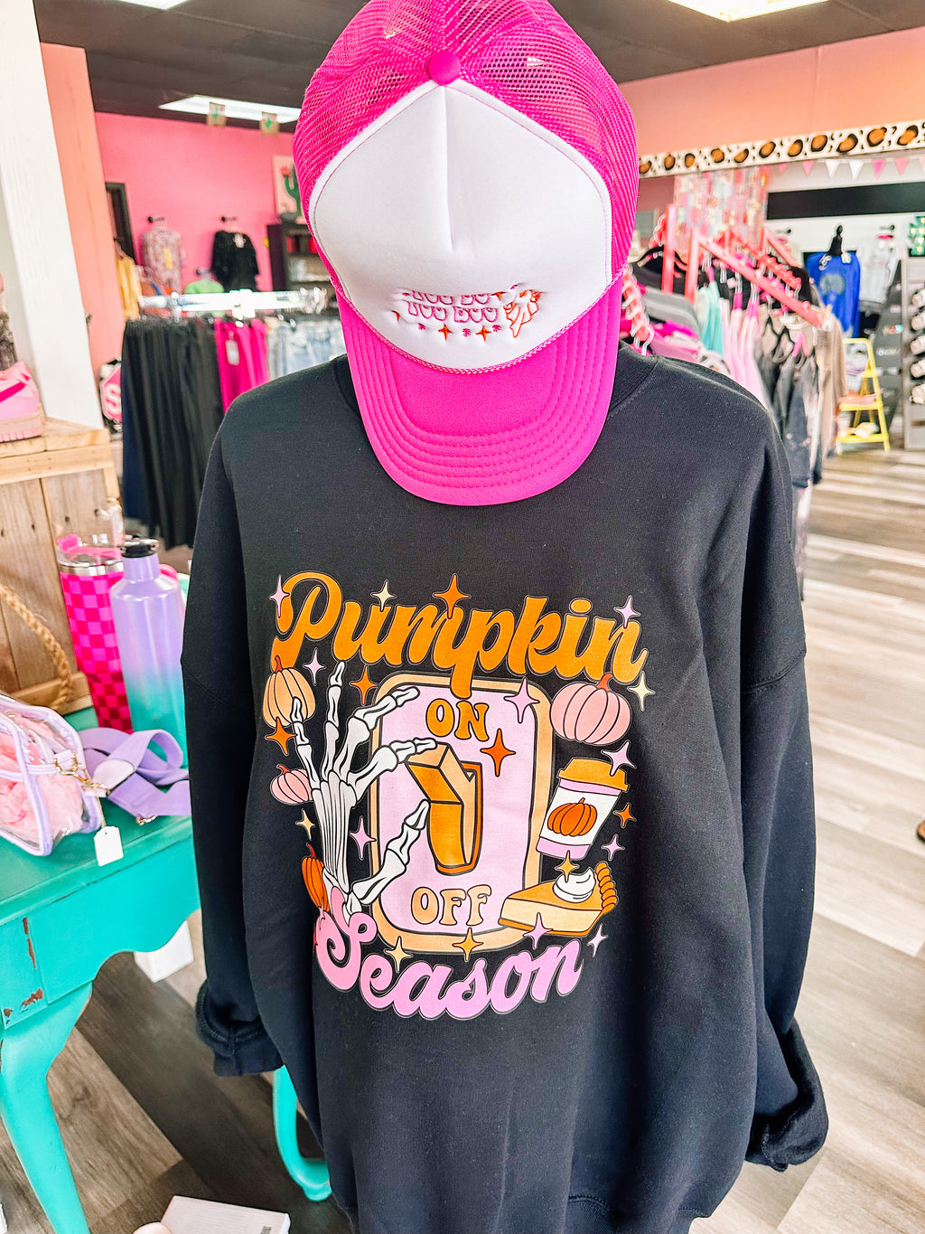 Retro Pumpkin Season Sweatshirt