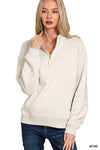 Half Zip Pullover- Neutral