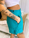 Lounge Shorts- Teal