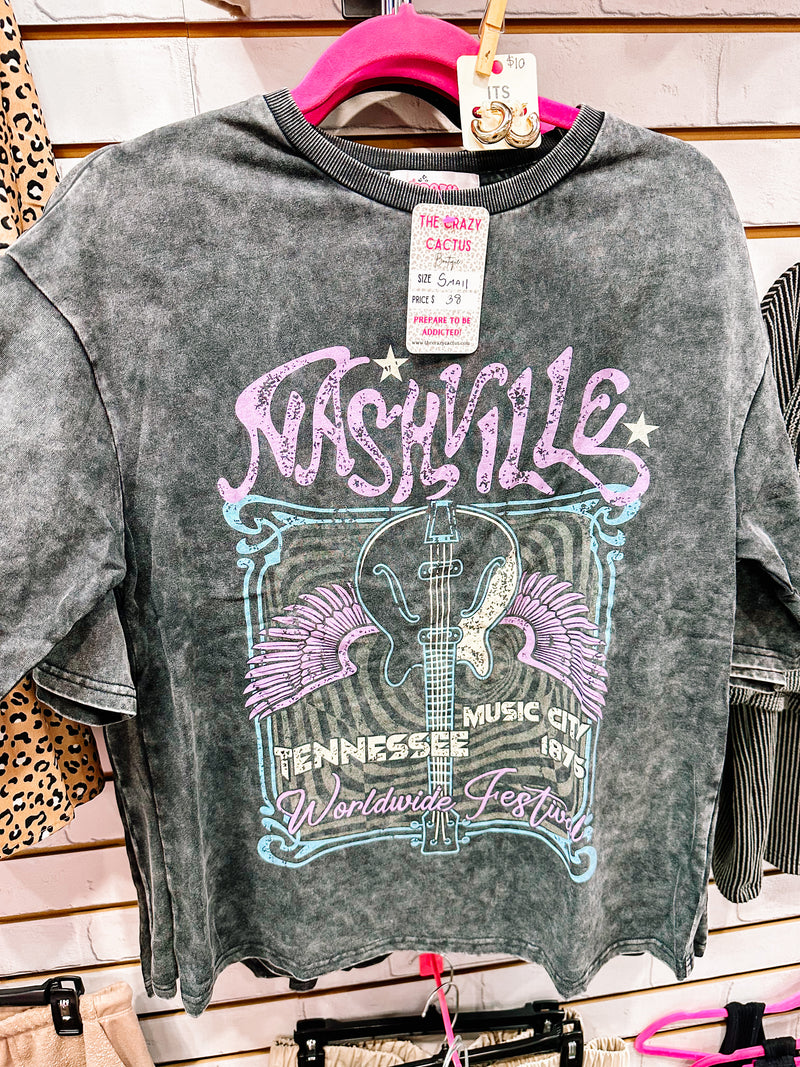 Nashville Oversized Graphic Tee