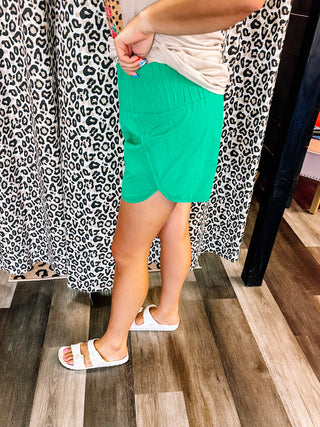 Windbreaker Running Shorts- Green