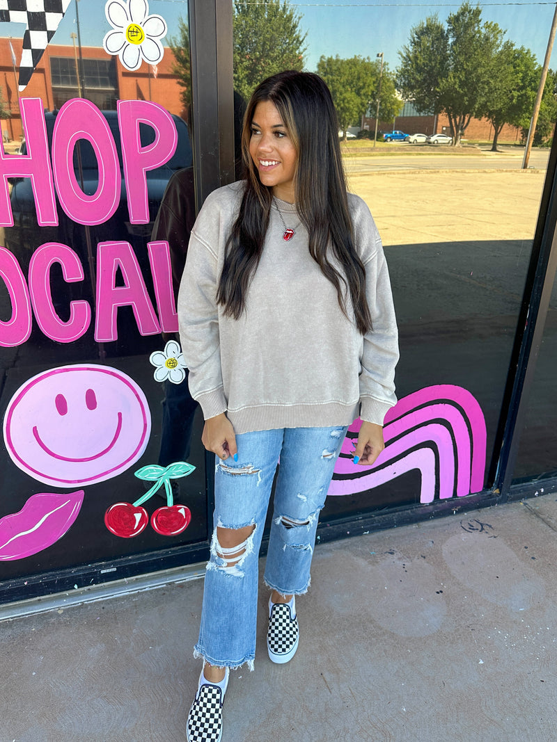 Mica High Rise Distressed Jeans