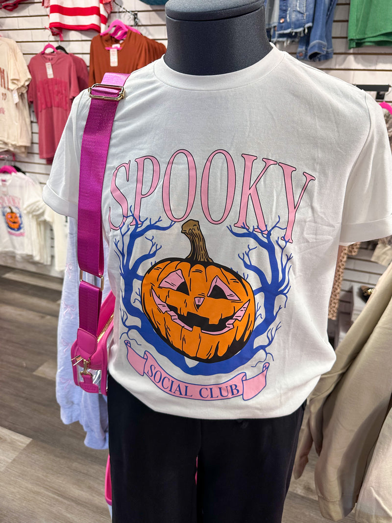 Spooky Pumpkin Halloween Graphic Tee