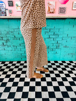 Leopard Ribbed Matching Set