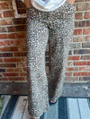 Leopard High Rise Wide Leg Cello Jeans