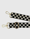 Black Checkered Purse Strap