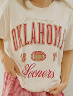 Licensed Cream Okla Sooners Graphic