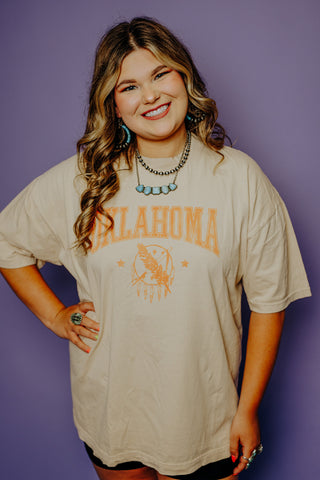 Sand Oklahoma Graphic Tee