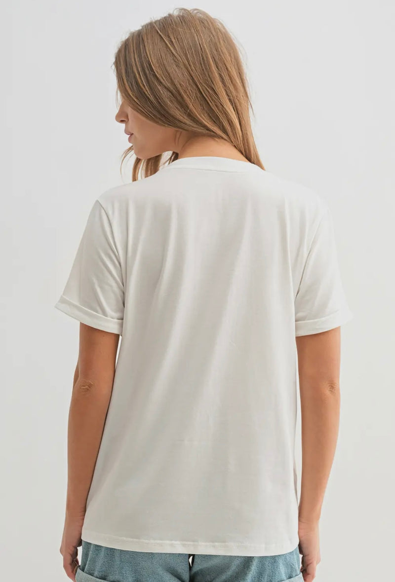 Football Sequin Patch Top