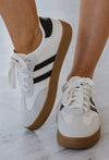 Neutral Sneakers With Stripe