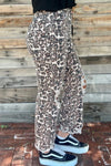 Leopard Distressed Jeans