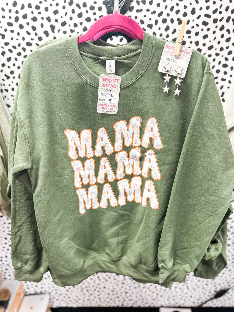 Olive Mama Sweatshirt