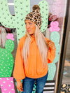 Cheetah Pom Pom Beanie