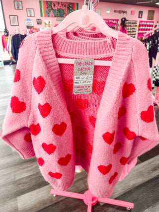 Kids Heart Cardigan