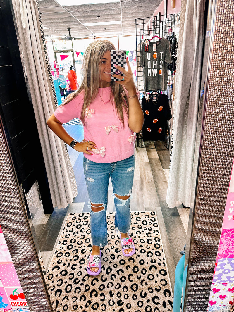 Risen High Rise Ankle Flare Jeans