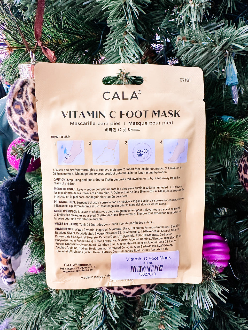 Vitamin C Foot Mask