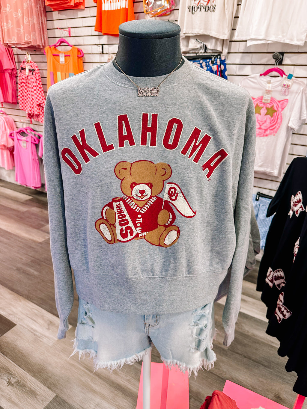 Licensed OU Teddy Sweatshirt