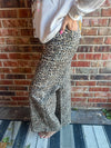 Leopard High Rise Wide Leg Cello Jeans