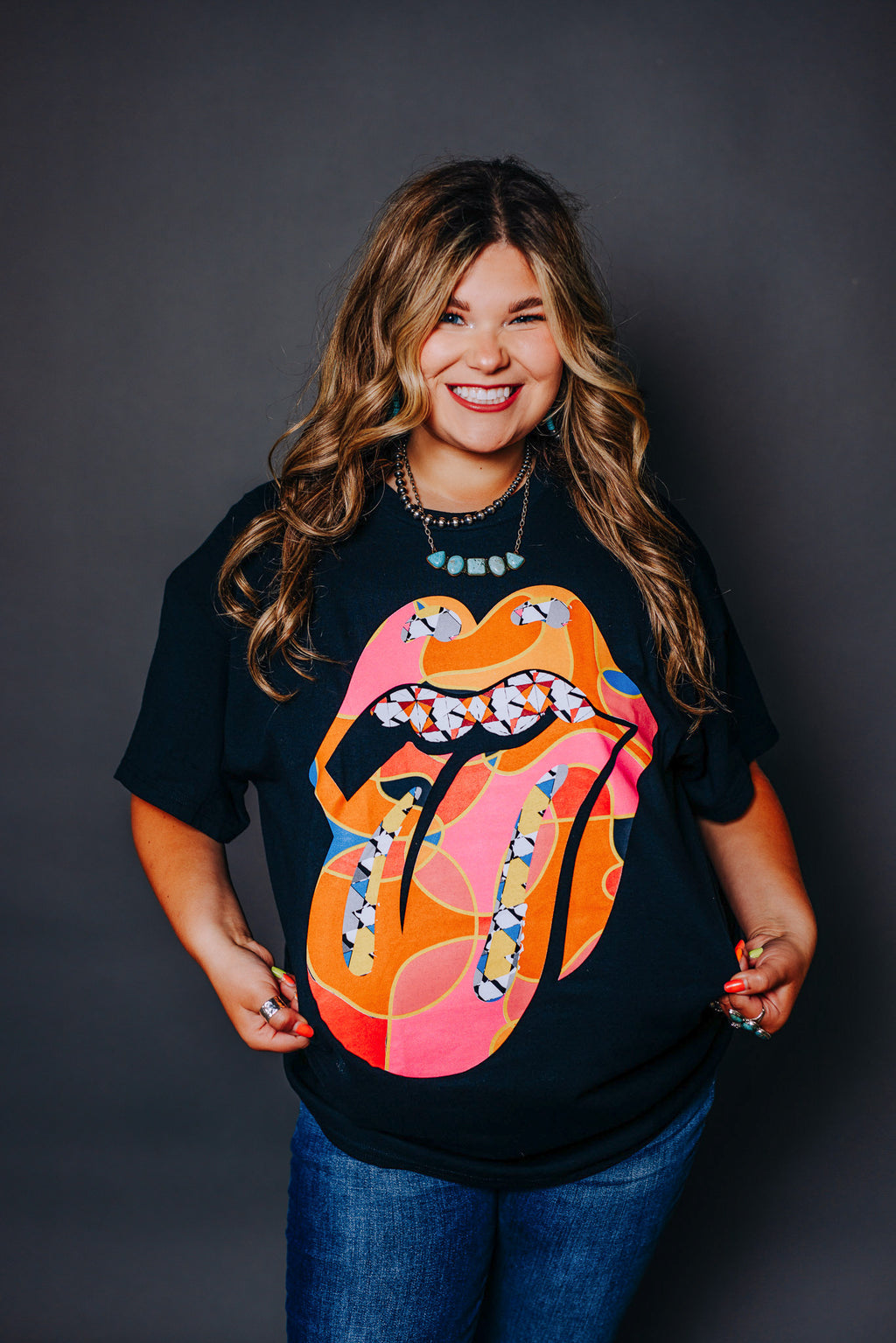 Licensed Rolling Stones Tongue Tee