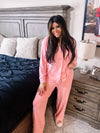 Two Piece Jammie Set- Light Pink