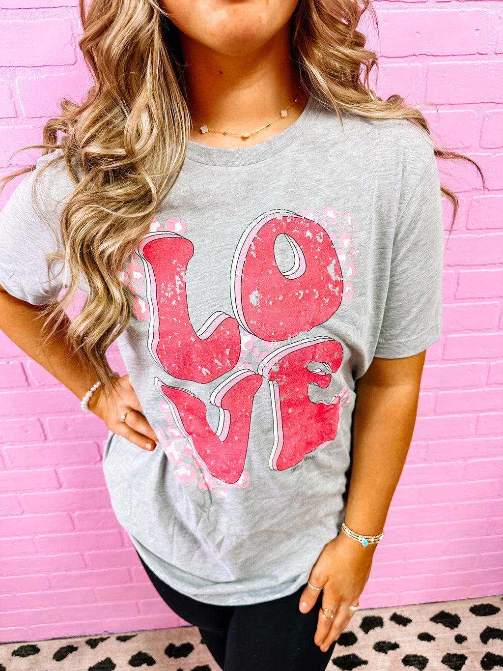 Grey LOVE Tee