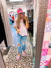 Risen High Rise Ankle Flare Jeans