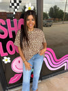 Sincerely Yours Animal Print Top