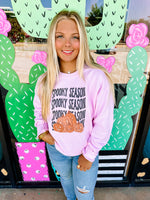 Pink Spooky Season Sweatshirt