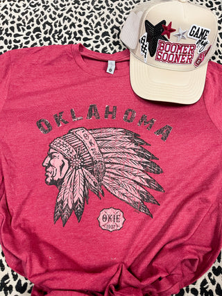 Crimson Oklahoma Tee