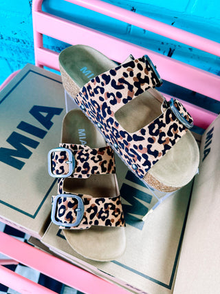Cheetah Platform Sandals