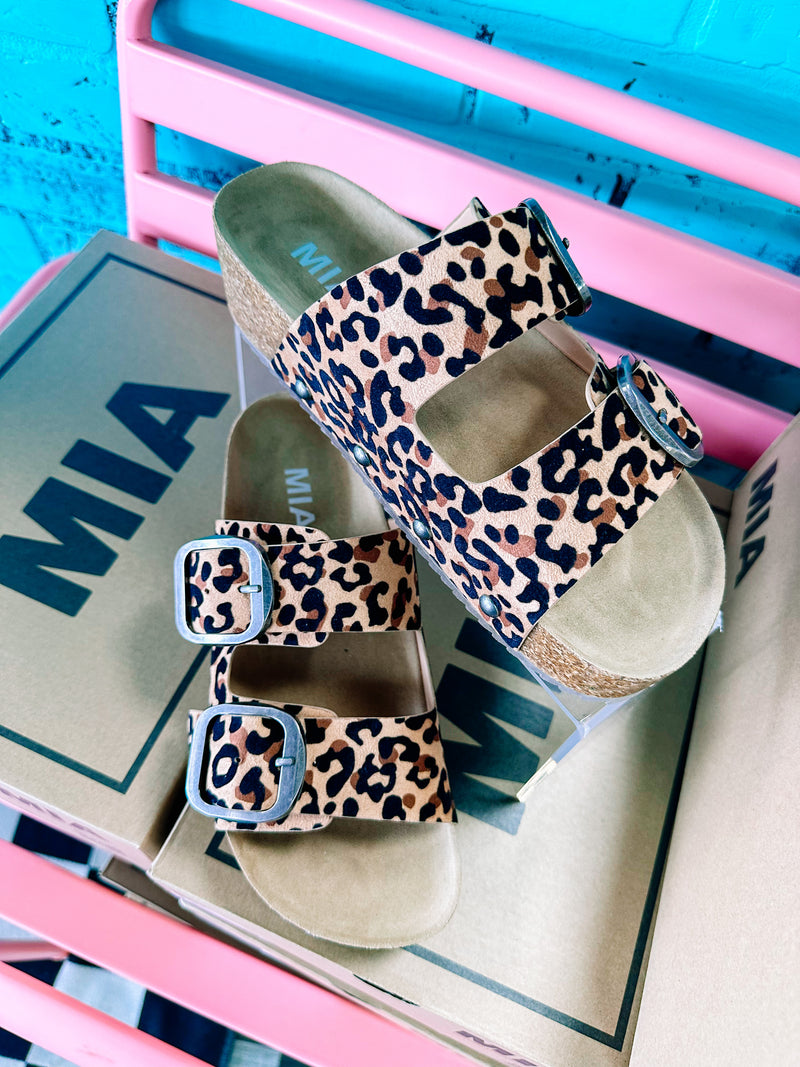Cheetah Platform Sandals