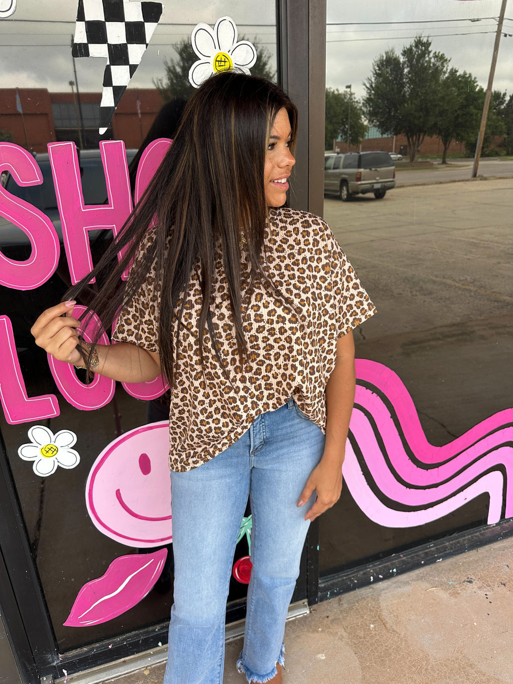 Sincerely Yours Animal Print Top
