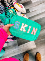 Green “Skin” Patch Bag