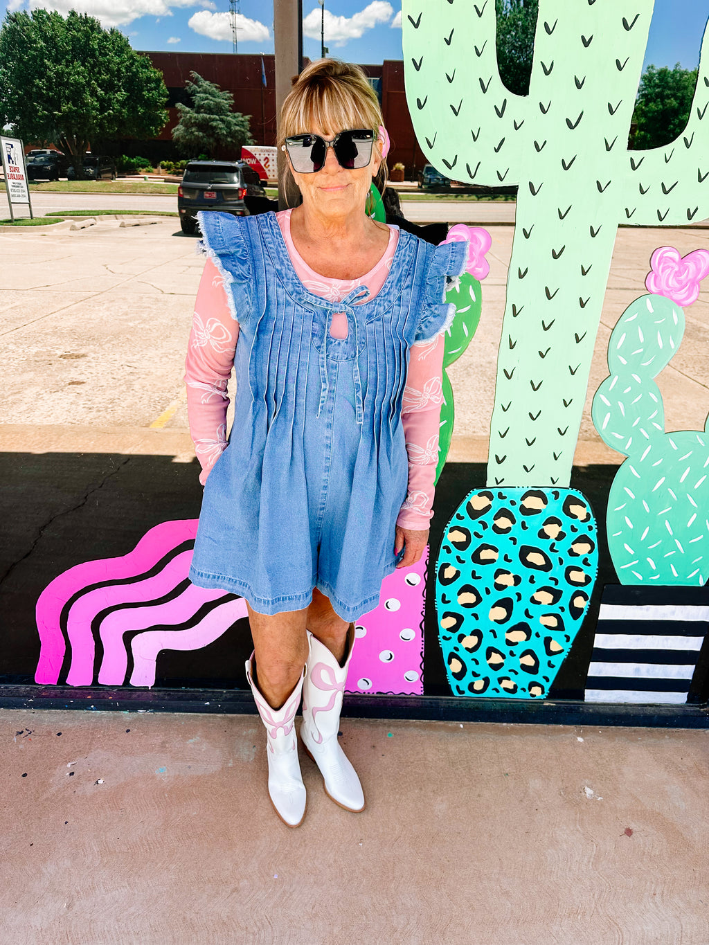Denim Days Romper